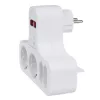 Ciabatta 4 prese con interruttore MACLEAN MCE224 F — presa multipla 4 vie con interruttore singolo