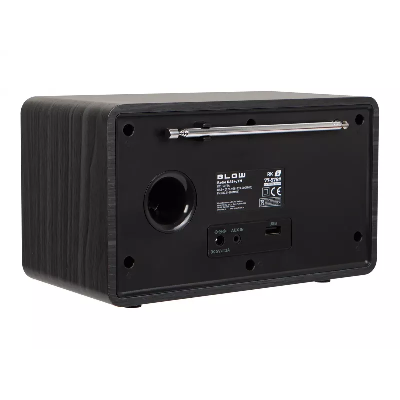 Radio da cucina BLOW RK5 FM/DAB+ con Bluetooth, nero