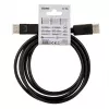 Cavo DisplayPort SAVIO CL-136, DisplayPort maschio-maschio, 2 m, DP 1.2, contatti dorati, nero