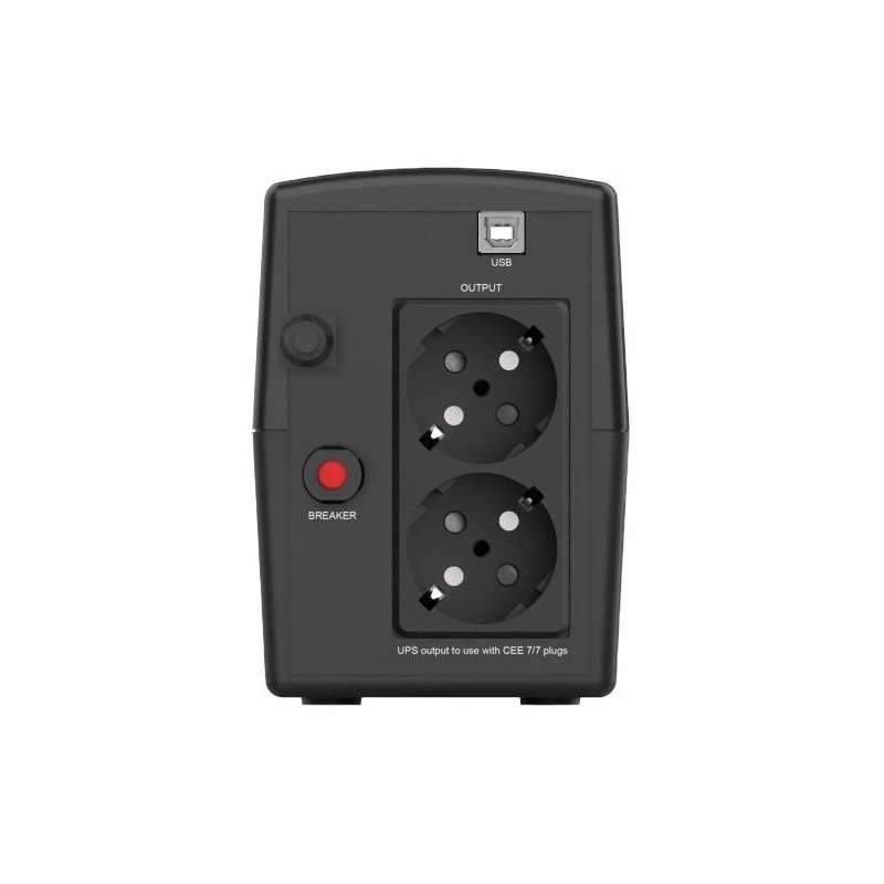 Infosec UPS X1+ 1000 alimentatore di backup 1000VA, 500W, 2× FR/Schuko