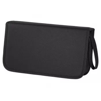 Hama custodia in nylon per 104 CD, 104 dischi, nero, nylon