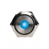 Pulsante DimasTech Vandalismustaster 22mm Silverline Dot RGB PD215, 22 mm