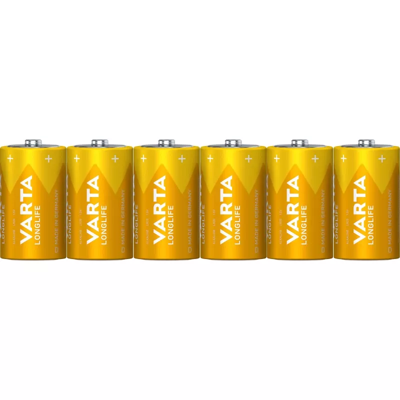 Batteria monouso Varta Longlife Extra D 6x