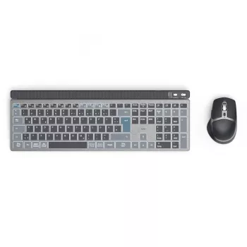 Set tastiera e mouse multi-device wireless HAMA WKM-750 — nero, connettività wireless