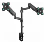 ONKRON G140-B Supporto da scrivania per monitor da 13-32 pollici, nero