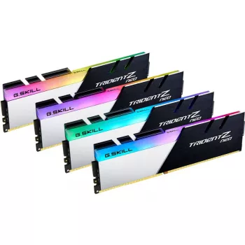 DIMM 32 GB DDR4-3600 (4x 8 GB) Quad-Kit, memoria RAM F4-3600C16Q-32GTZNC, Trident Z Neo, INTEL XMP