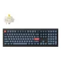 Tastiera Keychron V6 Max Full-size (100%) RF wireless + Bluetooth meccanica RGB nero/grigio