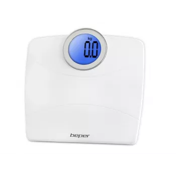 Bilancia pesapersone elettronica Beper 40.811B Trapezium bianca
