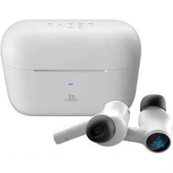 Cuffie Razer Hammerhead HyperSpeed wireless in-ear gaming Bluetooth bianco