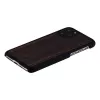 Custodia per cellulare man and wood per iPhone 11 Pro – ebano nero, guscio posteriore rigido protettivo