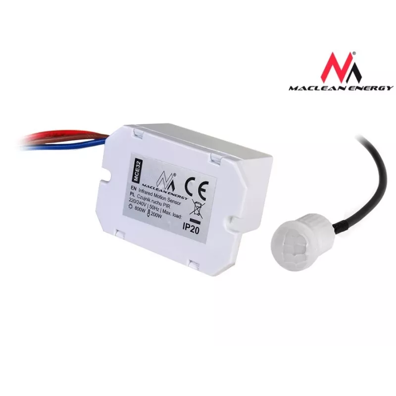 Rilevatore di movimento a infrarossi passivo Maclean MCE32