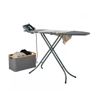 Asse da stiro a grandezza intera Leifheit 72486 — piano 1200 x 380 mm, altezza 690–880 mm, peso 4,6 kg