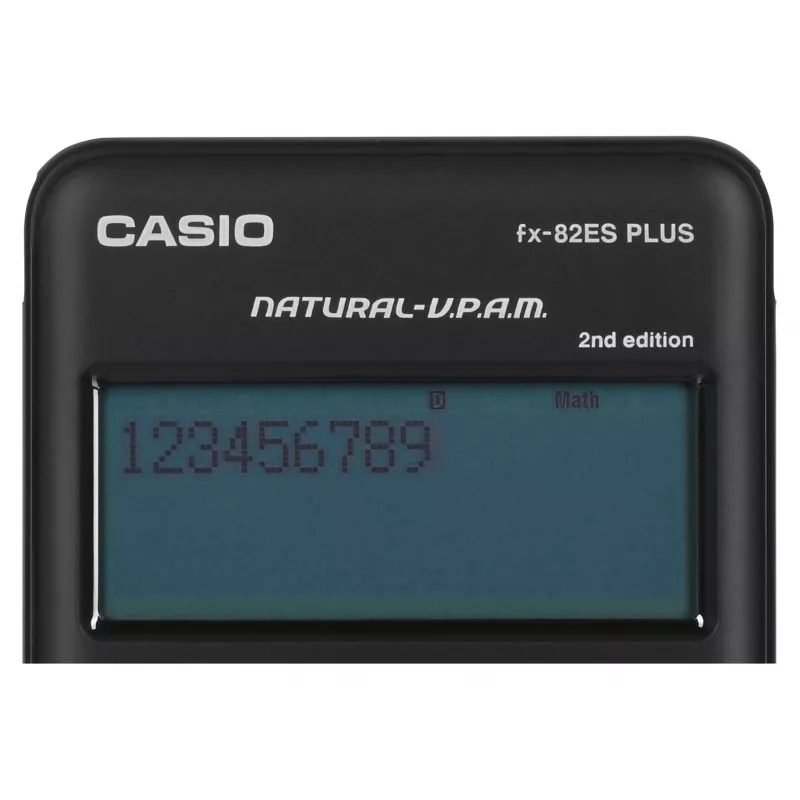 Casio FX-82ES PLUS-2 calcolatrice scientifica tascabile, 252 funzioni, 77 x 162 mm, nera