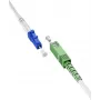 Goobay 59609 Cavo in fibra ottica 2 m SC/APC LC/UPC FTTH OS2 bianco (59609)
