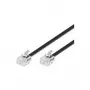 Cavo telefonico Microconnect MPK191 RJ11 RJ11 15 m nero