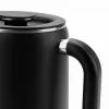 Jata JEHA1575 bollitore elettrico, 1,7 l, 1500 W, 5 impostazioni di temperatura, nero/acciaio inox