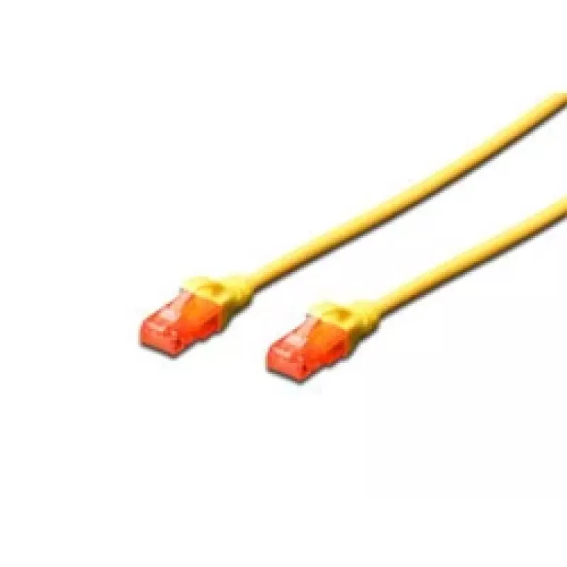 Cavo di rete Digitus CAT 6 U/UTP RJ-45 3m giallo