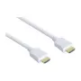 Cavo HDMI® ad alta velocità con Ethernet, connettori placcati oro, connettore A maschio a connettore A maschio, bianco, 0,5 m, Good Connections®