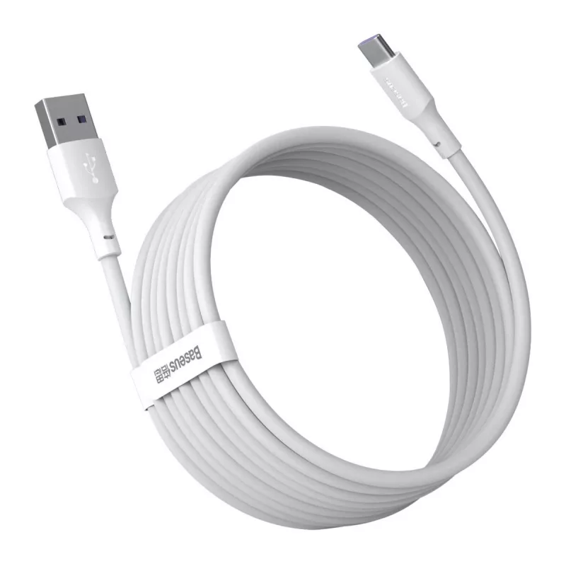 Cavo USB Baseus TZCATZJ-02 1,5 m USB A USB C bianco
