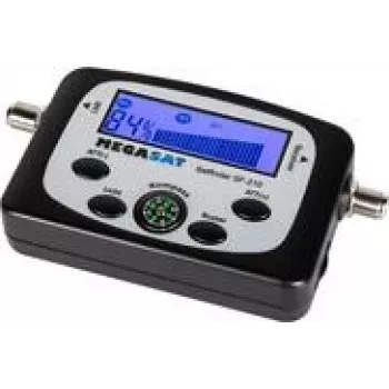 Misuratore di segnale satellitare Megasat SF 210 con indicatore di intensità e qualità del segnale