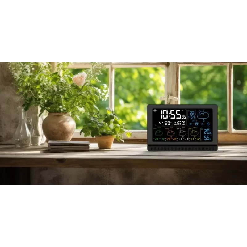 Smart speaker MANTA MTO200B Windy nero — connettività Bluetooth e Wi‑Fi, supporto assistenti vocali