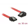 Cavo SATA DeLOCK 83963 0,3 m SATA 7 pin nero rosso