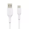 Cavo USB Belkin CAB001BT3MWH 3 m USB A USB C bianco