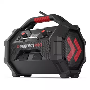 Radio da cantiere portatile PerfectPro ROCKTAGON 18V — radio da cantiere a batteria