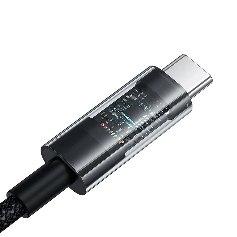 Cavo di ricarica rapida Baseus Gem USB A a USB C 2 m 100 W nero