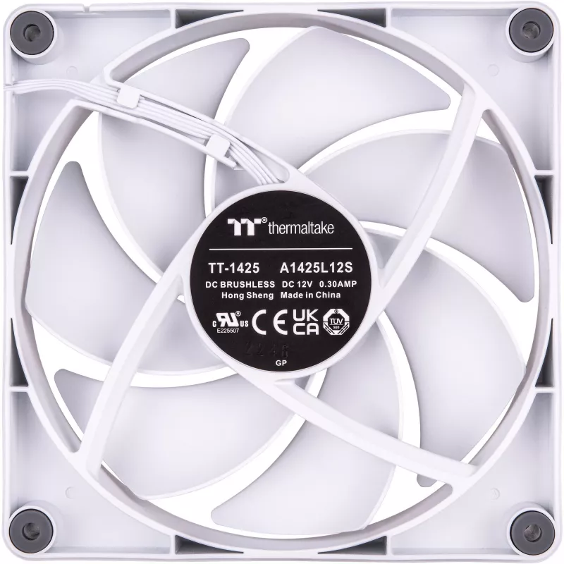 Ventola per case Thermaltake CT120 120mm bianca confezione da 2