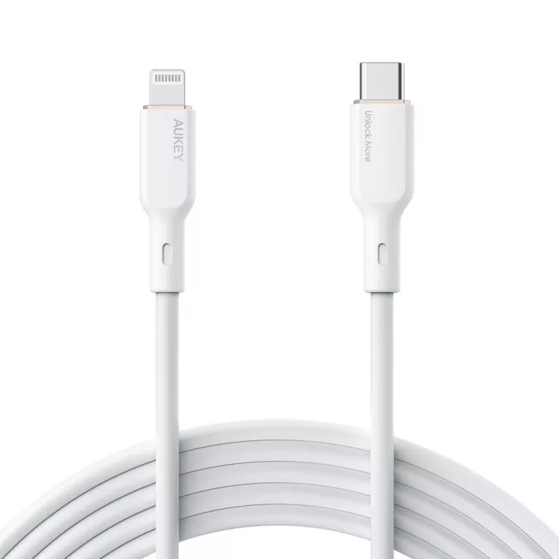 CB-SCL2 Cavo in silicone bianco Lightning-USB-C USB Power Delivery USB-PD