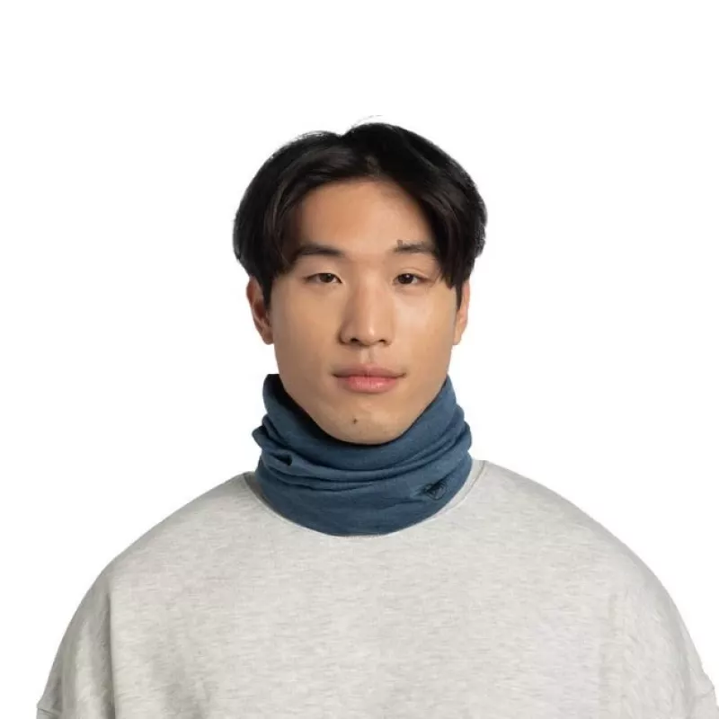 Buff Merino Midweight scaldacollo multifunzionale blu