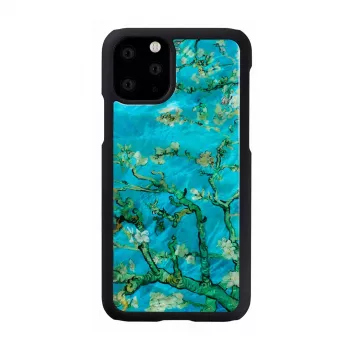 Custodia per smartphone iKins per iPhone 11 Pro – mandorlo in fiore nero, custodia protettiva