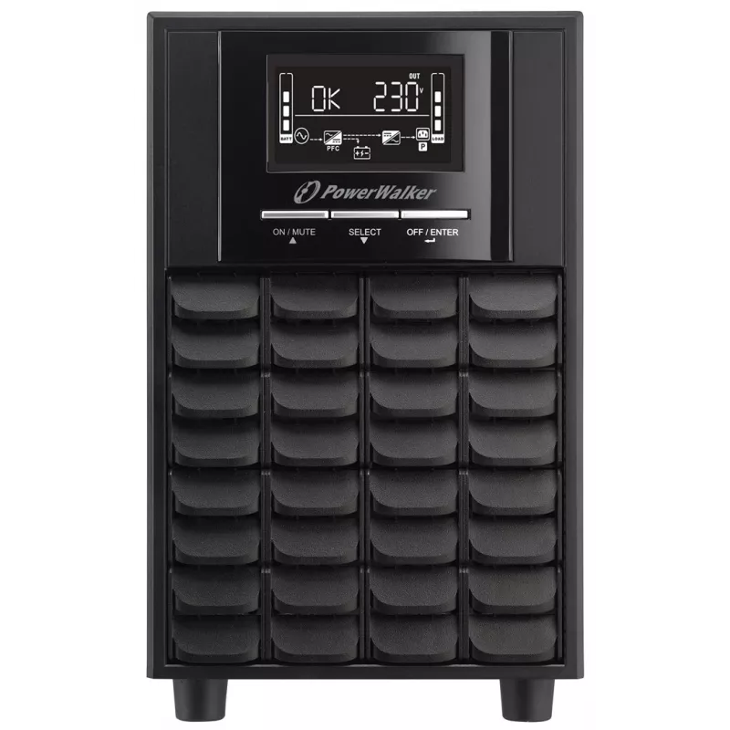 Gruppo di continuità PowerWalker VI 1100 CW FR, Line-Interactive, 1,1 kVA (770 W), LCD, EPO, RS-232