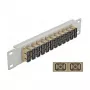 Patch Panel in fibra ottica DeLOCK 10 pollici 12 porte SC duplex beige 1HE grigio