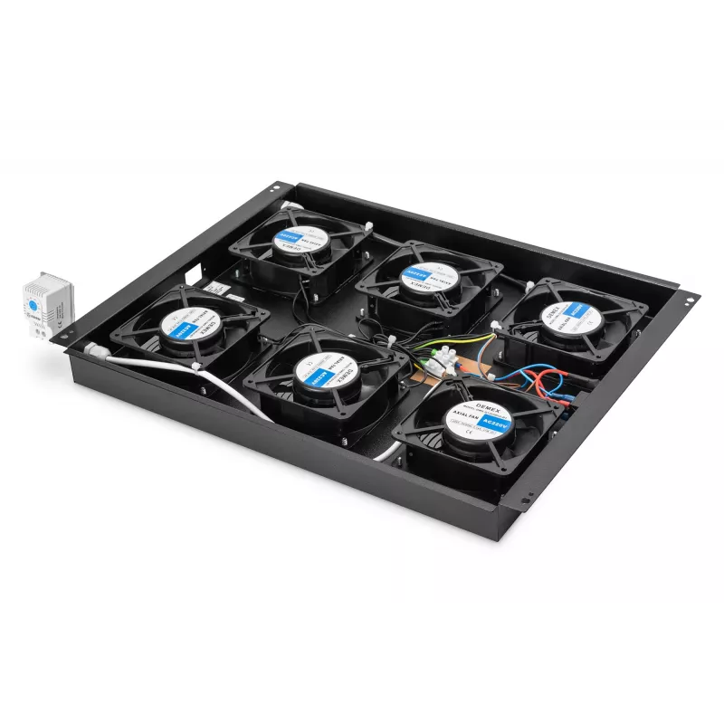 Digitus DN-19 FAN-6-SRV-B Prodotto nero