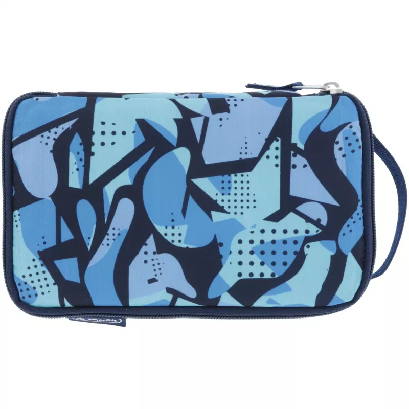 Astuccio Herlitz 2 Go CamoBlue poliestere blu 210x130x60mm