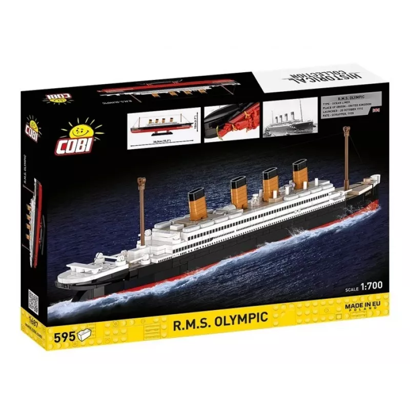 Kit Cobi Blocks R.M.S. Olympic 59 blocchi — set modellismo da 59 pezzi