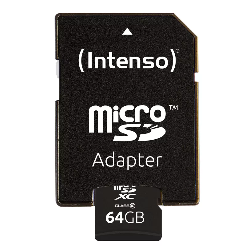 Scheda MicroSD Intenso 64GB MicroSDXC Class 10