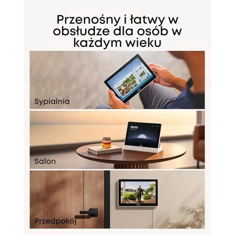 Assistente per la sicurezza domestica Anker Eufy T87A03W1 dispositivo smart nero/bianco