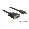 Adattatore per cavo video DeLOCK 85587 10 m HDMI tipo A DVI-D nero