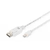 Cavo di collegamento DisplayPort Digitus AK-340102-010-W
