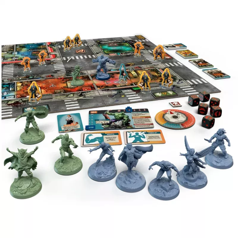 Gioco da tavolo Asmodee Marvel Zombies Heroes' Resistance — miniature cooperative crossover Zombicide
