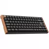 Keychron K2 HE (nero/legno, layout DE, Gateron Double-Rail Magnetic Nebula, telaio in alluminio)