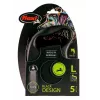 Flexi Black Design L 5 m guinzaglio per cani con meccanismo a rotella