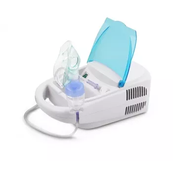 Nebulizzatore da tavolo a rete ESPERANZA ECN002 — nebulizzazione 0,4 ml/min, capacità 10 ml, maschera per adulti e bambini, boccaglio, 220 V