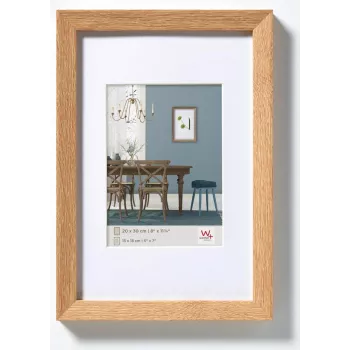 Cornice portafoto singola Walther EF045E rovere MDF larghezza 20 mm