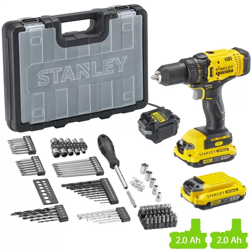 STANLEY SFMCD700D2A-QW 20V trapano avvitatore