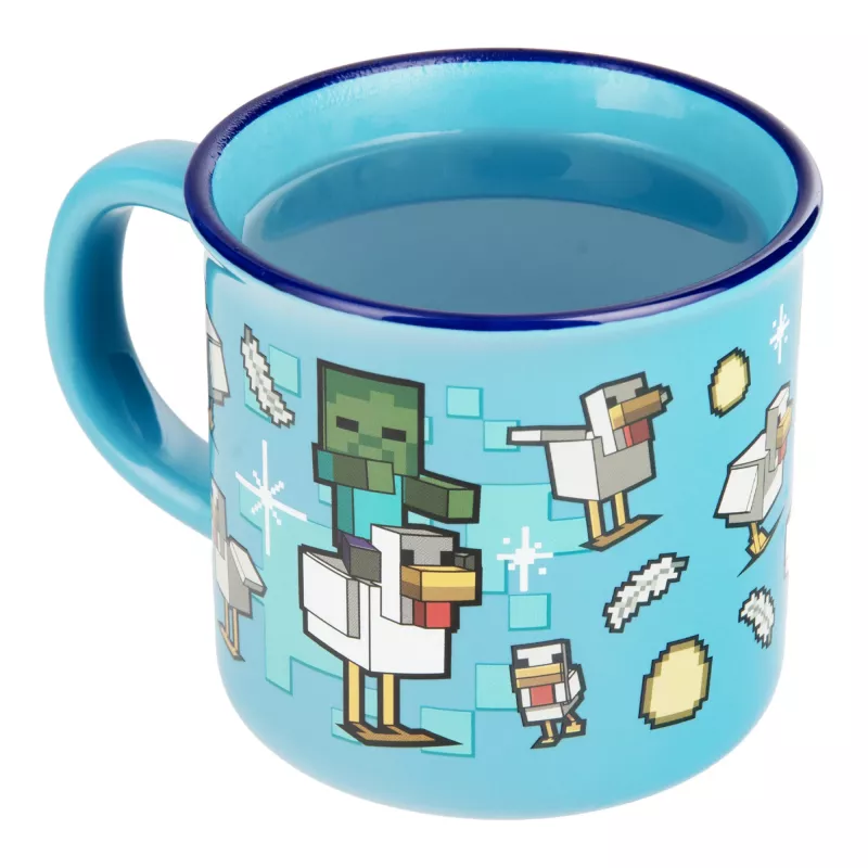 Paladone Minecraft Chicken Jockey Tazza a Cambio di Calore