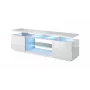 Mobile TV EVA 180x40x56 bianco/bianco lucido